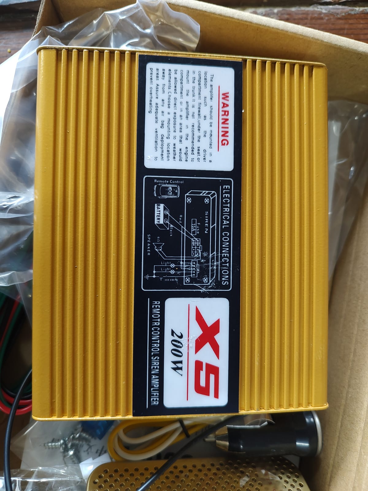 WIRELESS SIREN 200WATT