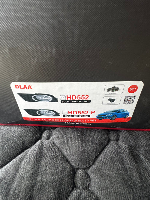DLAA Honda Civic Rebirth 2012-2016 Fog Lamps Light HD552 ( There are no reviews yet. )