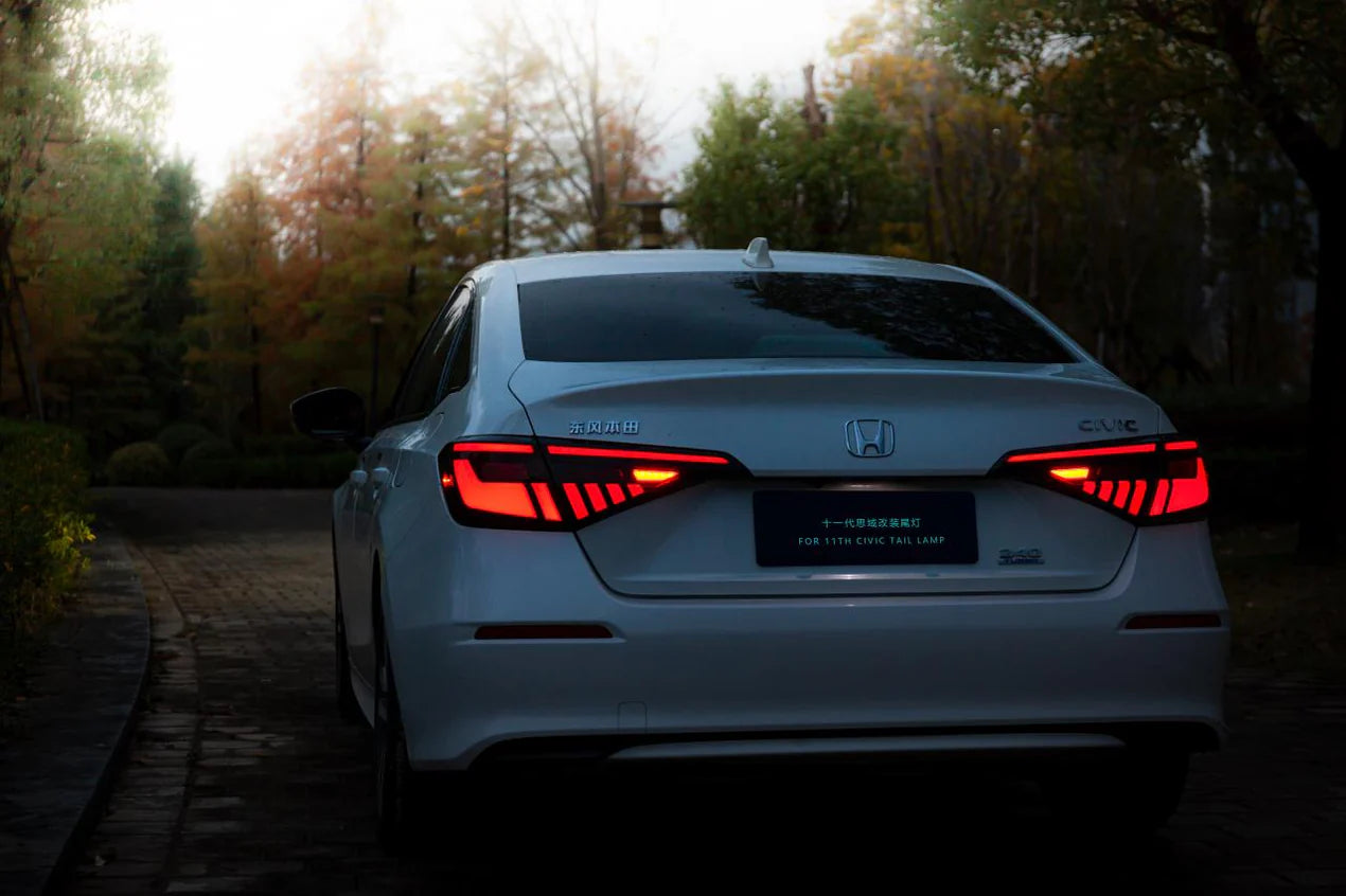 Back Lights For Honda Civic 11th Gen Sedan 2021-2023 Audi Style