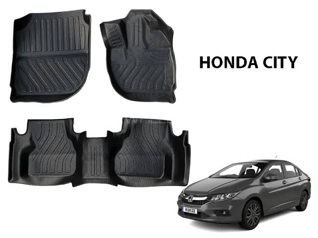 HONDA CITY NEW LUXURY 9D TPE PLASTIC FLOOR MAT