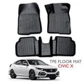HONDA CIVIC X 2016-2021 TPE PLASTIC HEAVY DUTY 9D FLOOR MAT