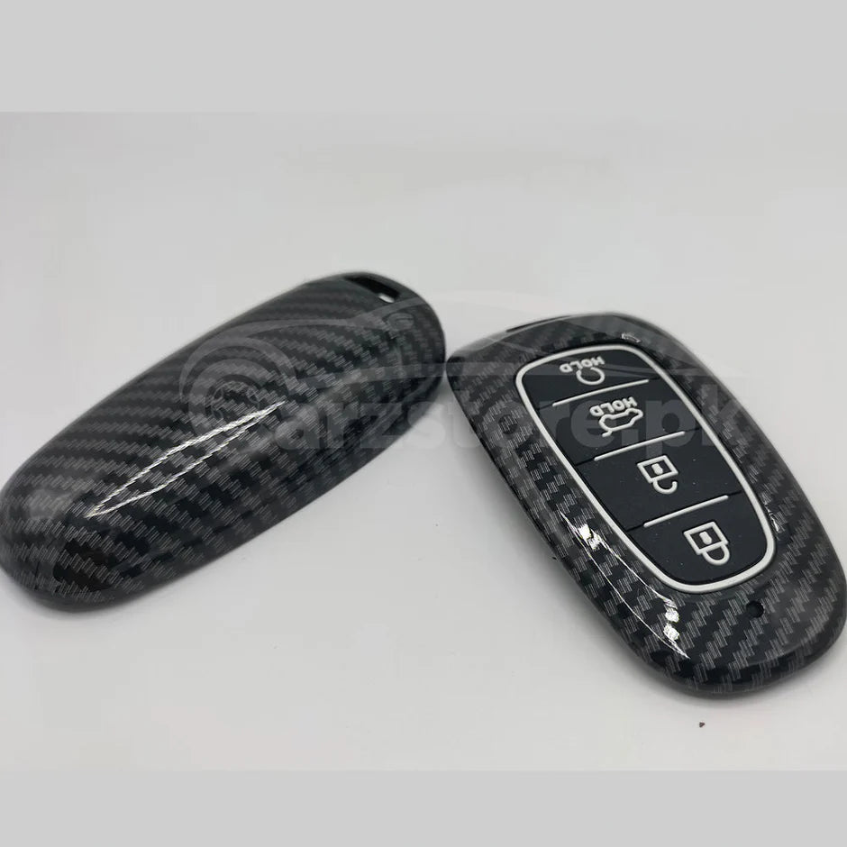 Hyundai Sonata Key Cover Case in Carbon Fiber at Best Price in Lahore