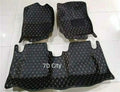 Honda City 7D Floor Mats Black 3 Pcs 2009-2021